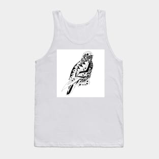 the peregrine falcon bird in ecopop Tank Top